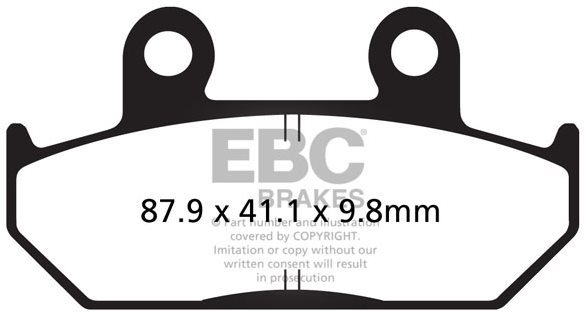 EBC Brzdové destičky FA124/2V