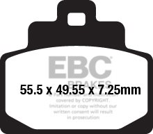 EBC Brzdové destičky SFA681HH