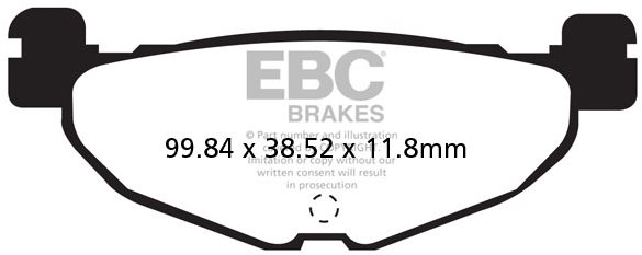 EBC Brzdové destičky SFA408HH