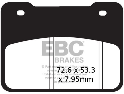 EBC Brzdové destičky SFA627HH