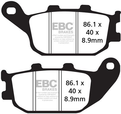 EBC Brzdové destičky SFA358