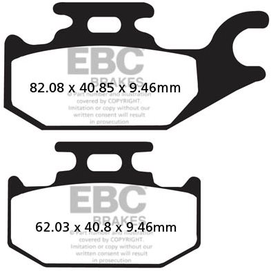 EBC Brzdové destičky SFA307