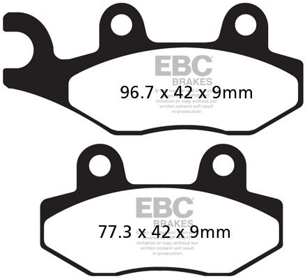 EBC Brzdové destičky SFA228