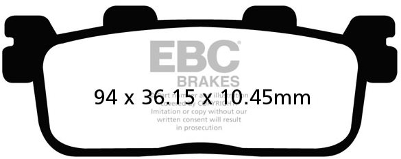 EBC Brzdové destičky SFA607