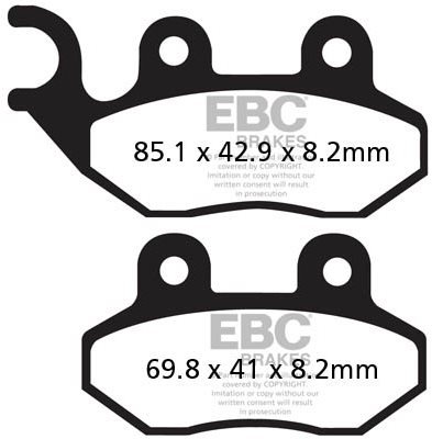 EBC Brzdové destičky SFA264