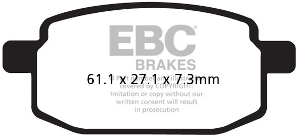 EBC Brzdové destičky SFAC169