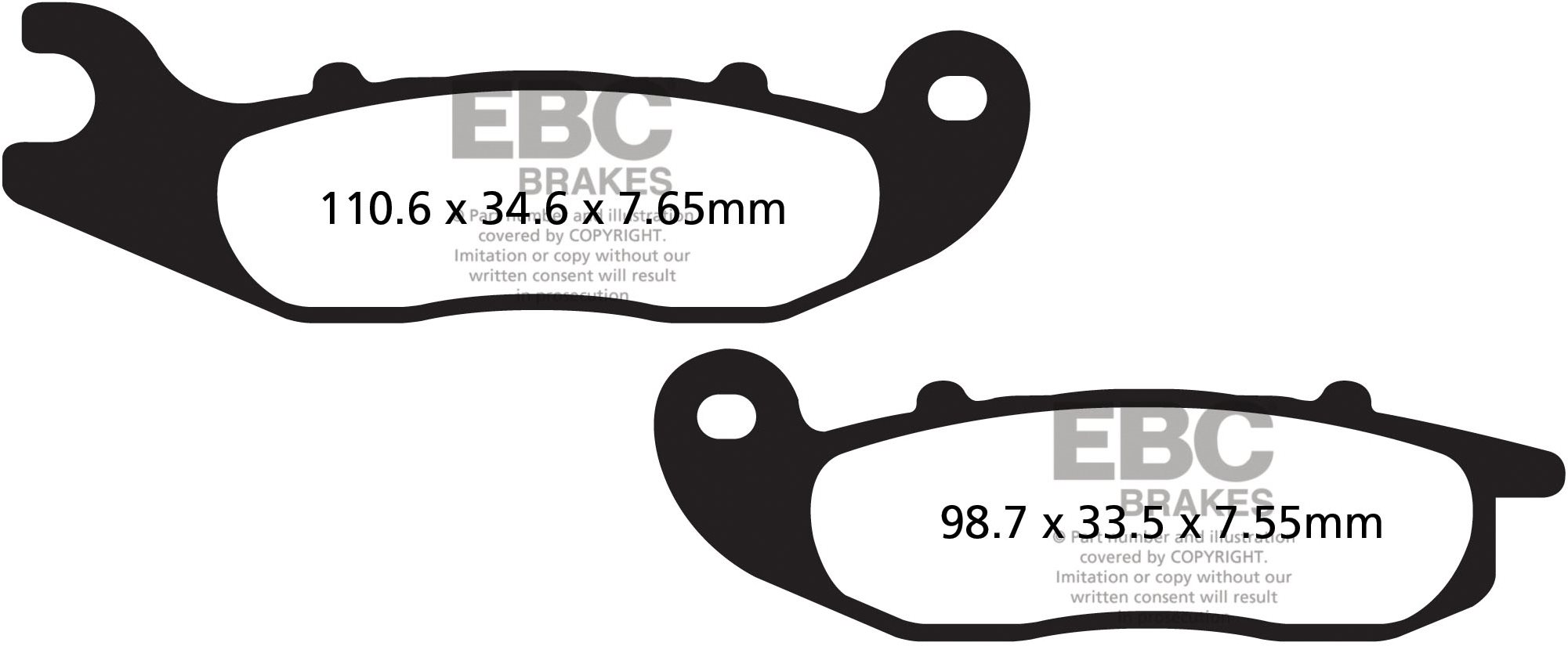 EBC Brzdové destičky SFAC693