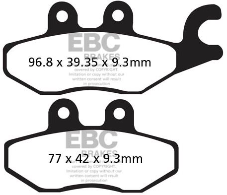 EBC Brzdové destičky SFAC418