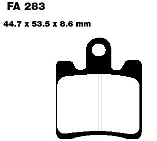 EBC Brzdové destičky SFAC283/4