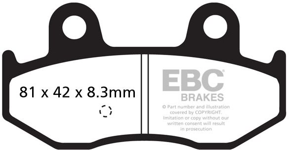 EBC Brzdové destičky SFAC411