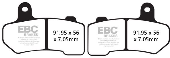 EBC Brzdové destičky FA409HH