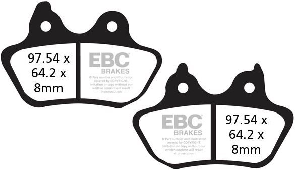 EBC Brzdové destičky FA434HH
