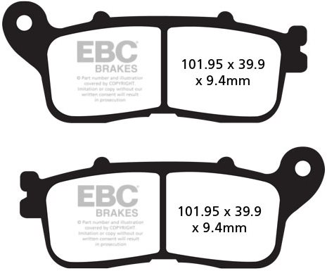 EBC Brzdové destičky FA636HH