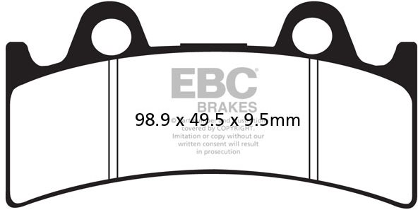 EBC Brzdové destičky FA190HH