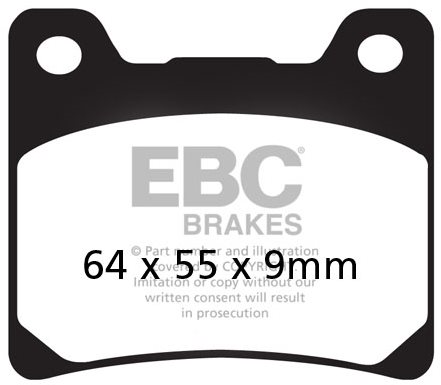 EBC Brzdové destičky FA088HH