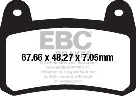 EBC Brzdové destičky FA658HH