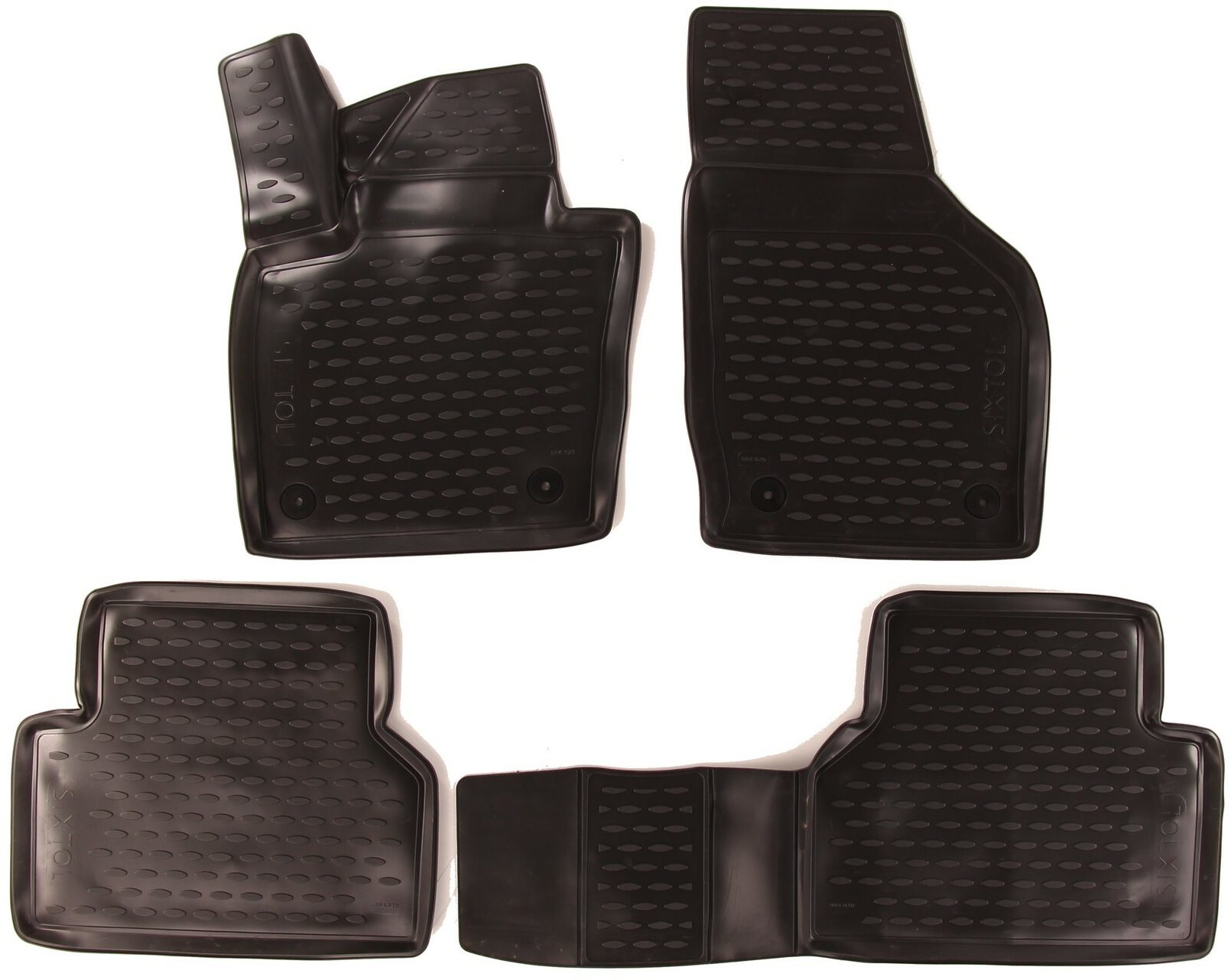 SIXTOL 3D Gumové koberce AUDI Q3, 2015->, AT