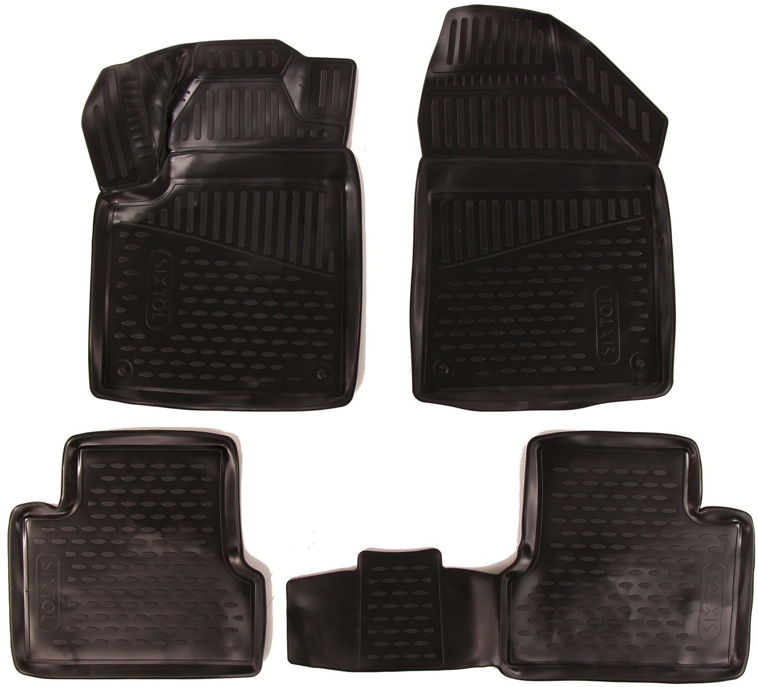 SIXTOL 3D Gumové koberce JEEP Cherokee, 2016-2019 SUV, USA