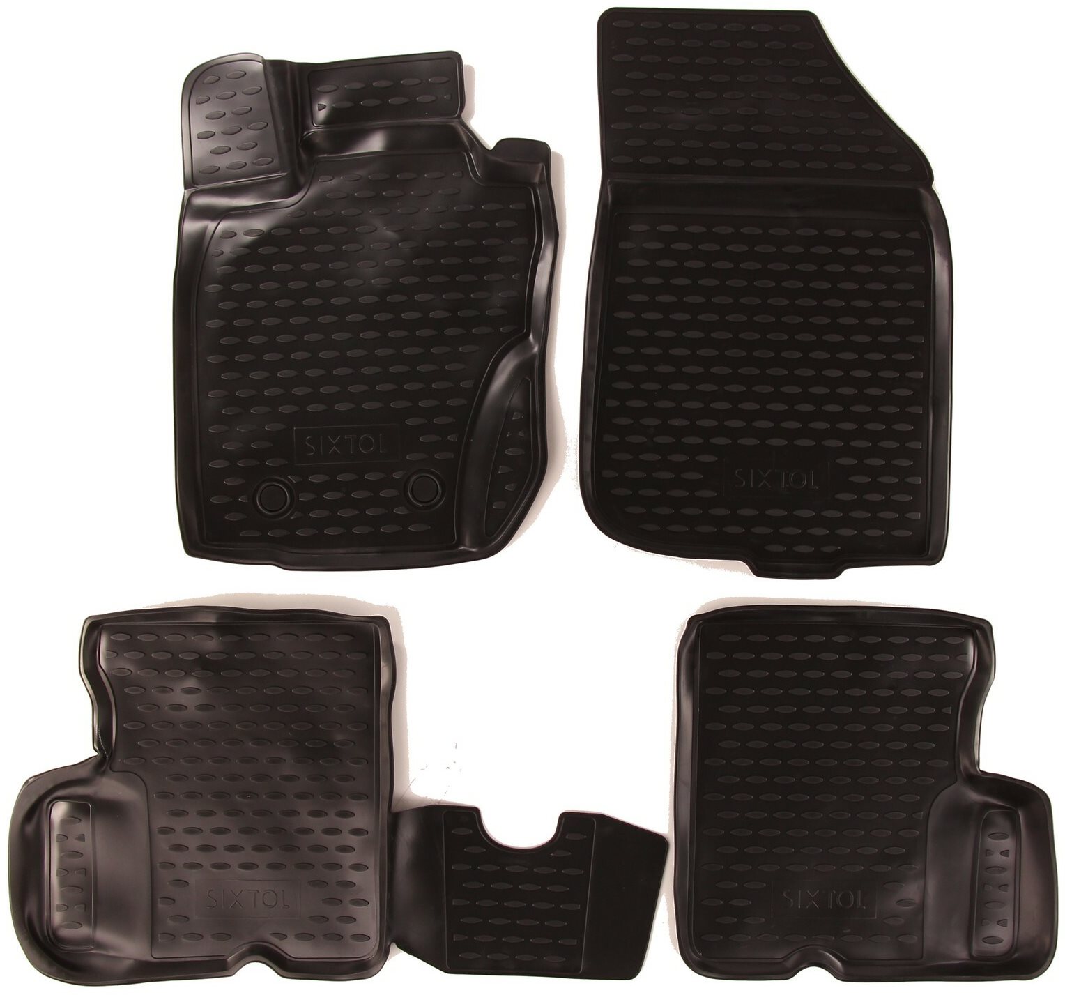 SIXTOL 3D Gumové koberce RENAULT Duster 4WD, 2011-2015