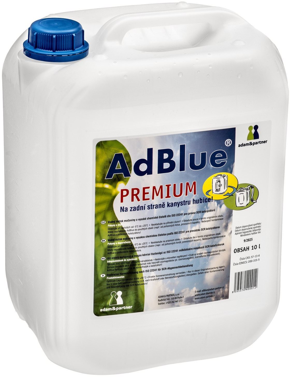 Ad-Blue Premium kanystr s nalévací trubicí (10 l)