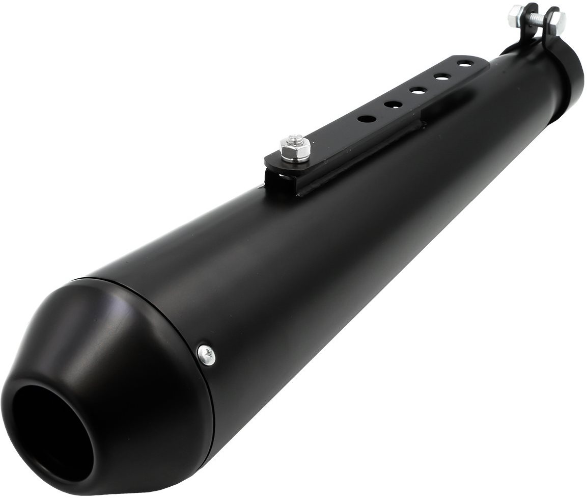 R-Tech Retro laděný výfuk  Moto Guzzi    - Barva : Matná černá