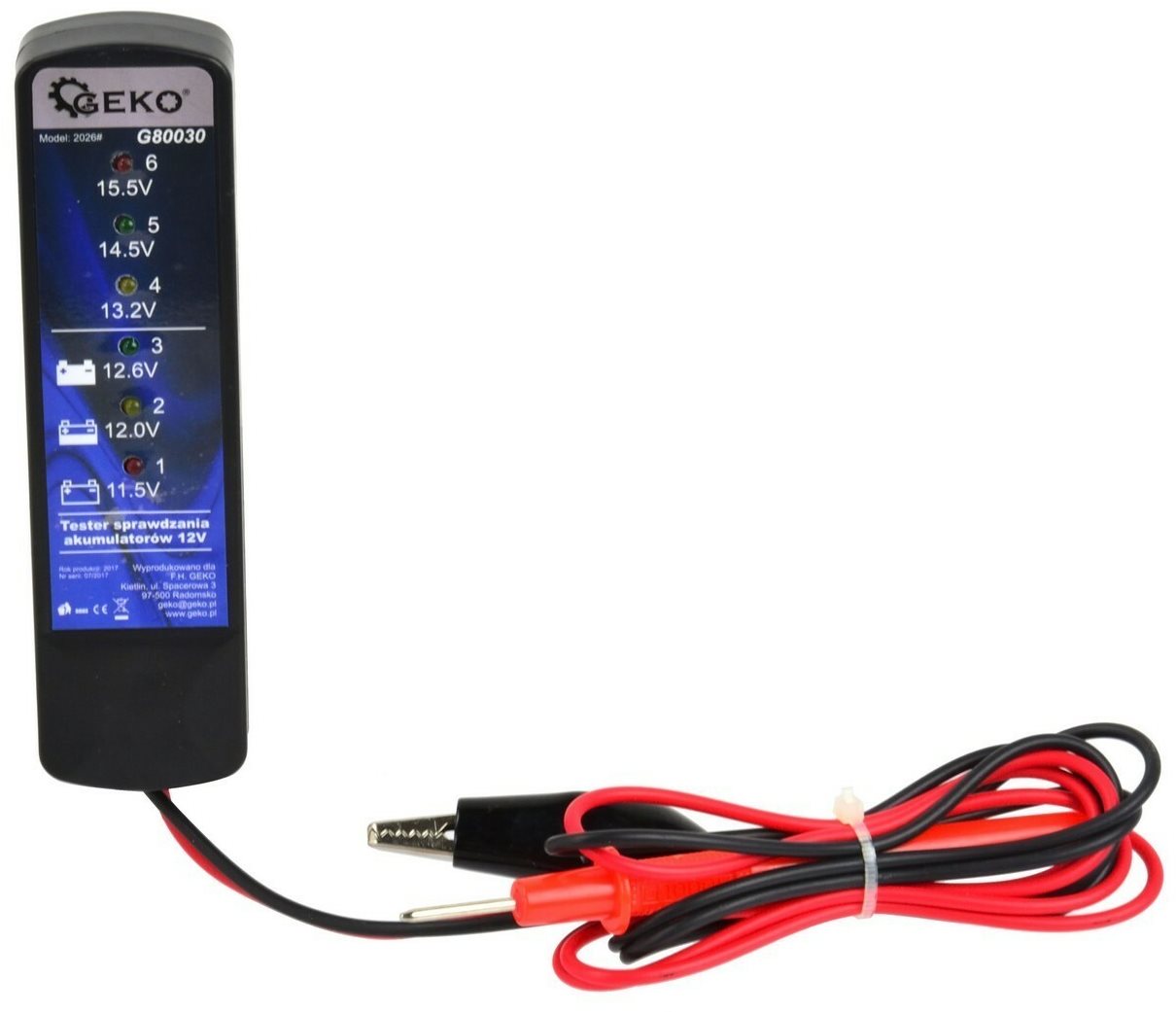 GEKO Tester baterií 12V