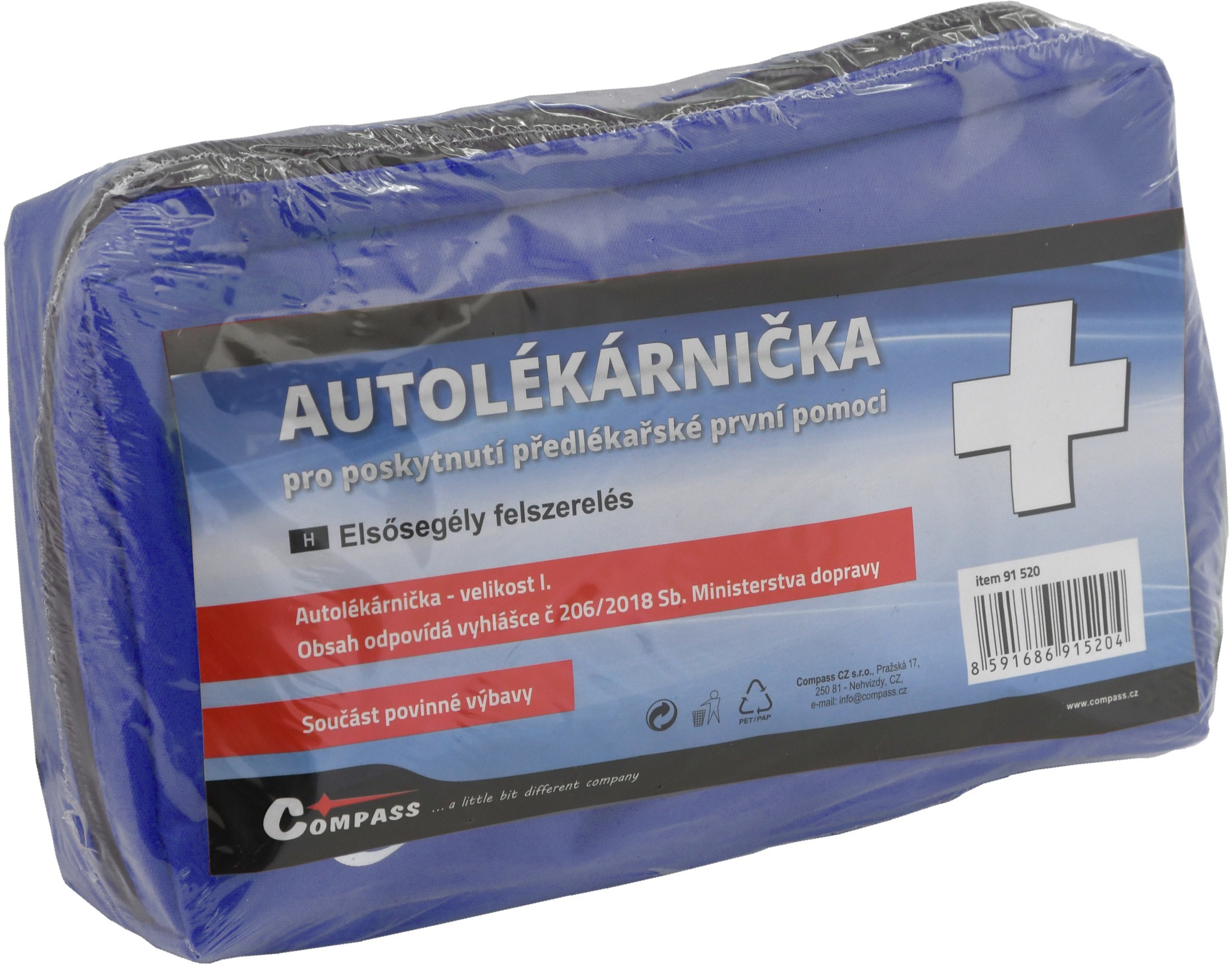 COMPASS Lékárnička I. textilní brašna (expirace 4 roky)