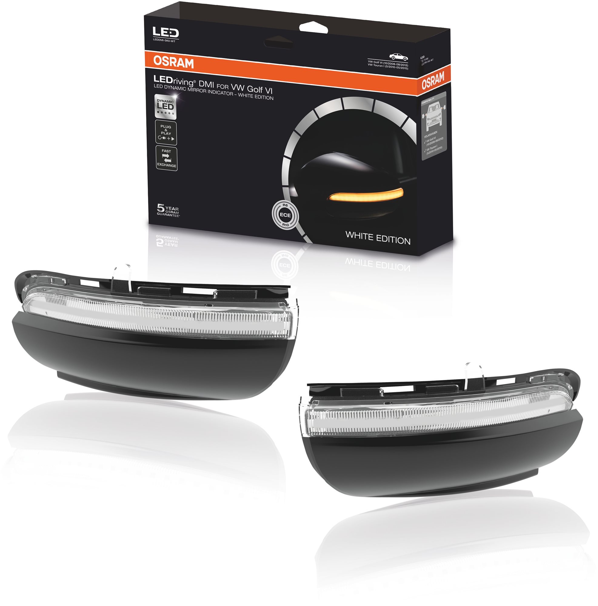 OSRAM LEDriving Dynamic Mirror White VW Golf VI, Touran I