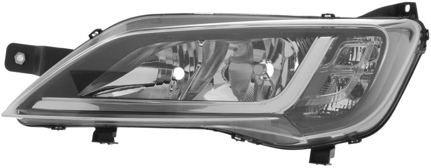 ACI PEUGEOT BOXER 14- přední světlo H7+H7  černé L