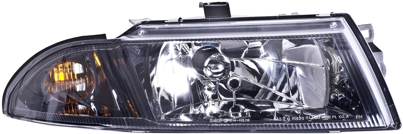 ACI MITSUBISHI CARISMA 00-03 přední světlo H4 s blikačem tmavé  P