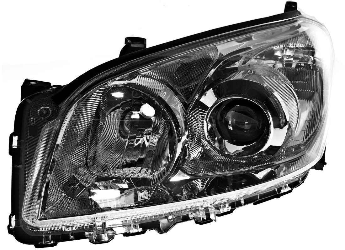 ACI TOYOTA RAV4 05- 09- přední světlo H11+HB3 (el. ovládané + motorek) L