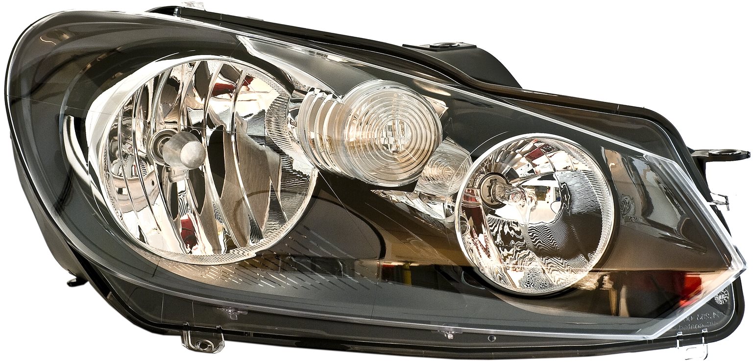 ACI VW GOLF 08- přední světlo H7+H15 s denním svícením , typ Hella P