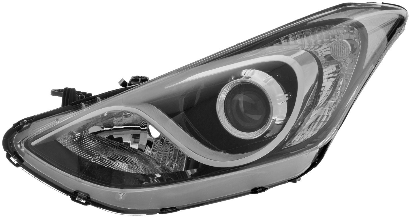 ACI HYUNDAI i30 12-15 přední světlo H7+H7 (el. ovládané + motorek) L