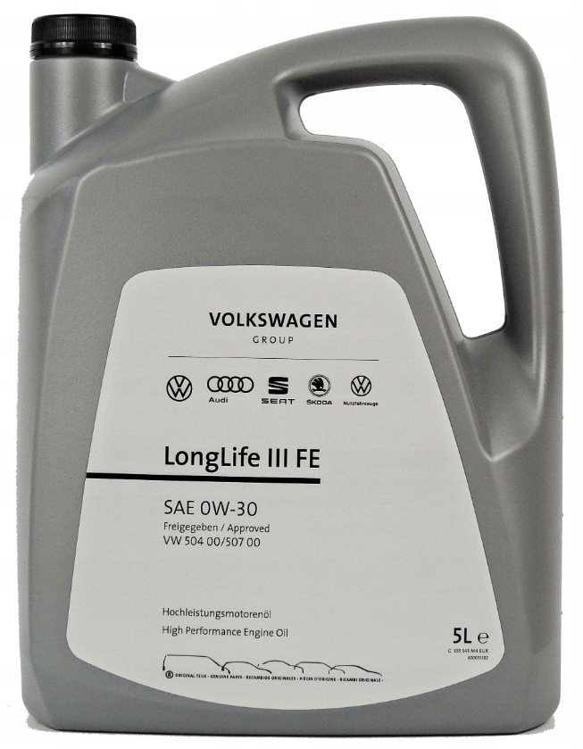 VW 0W30 LONGLIFE III FE 5 L