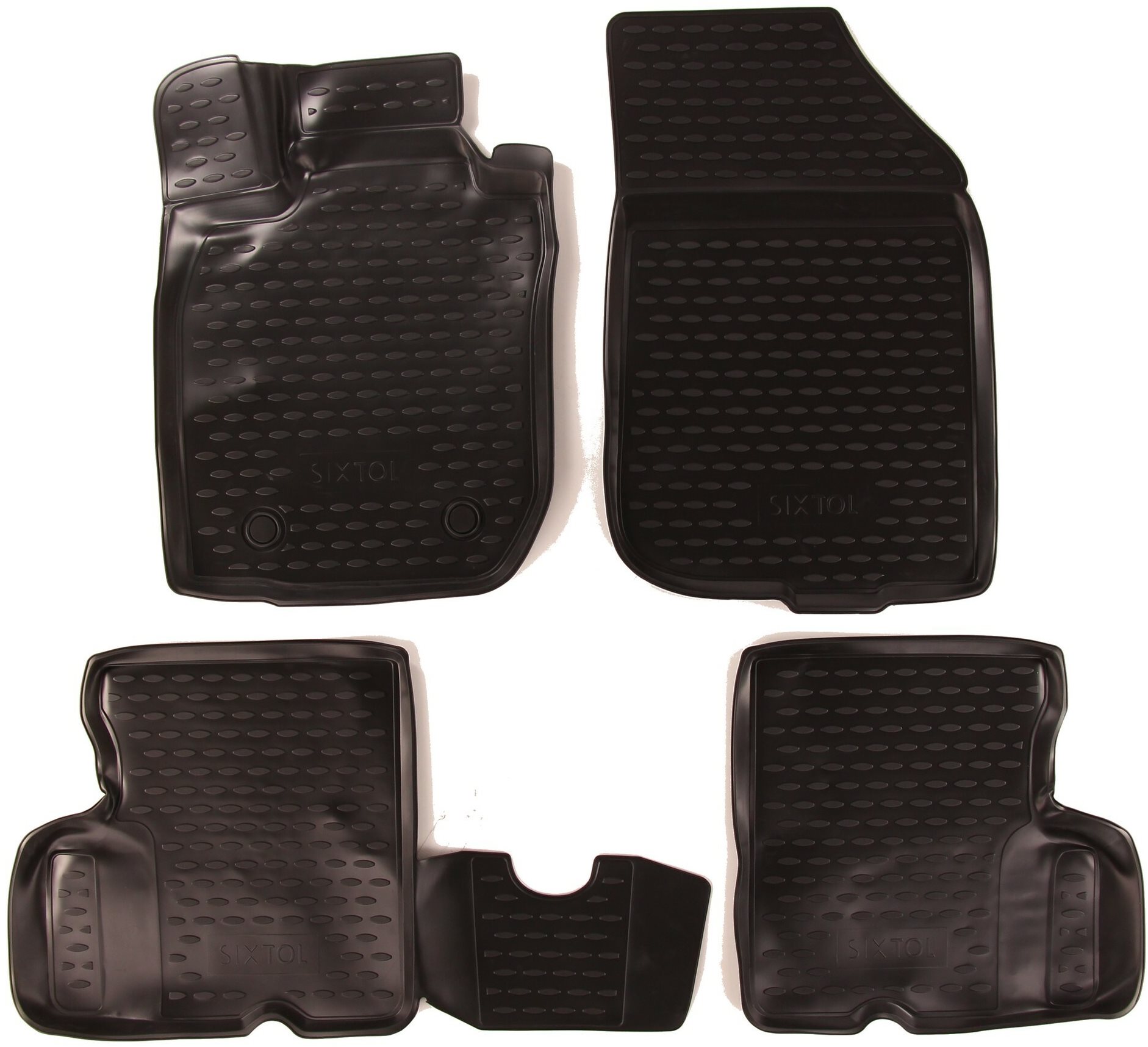 SIXTOL 3D Gumové koberce RENAULT Duster 2WD, 2011-2015