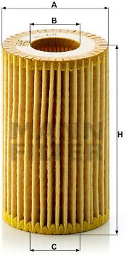 MANN-FILTER HU611x pro vozy RENAULT