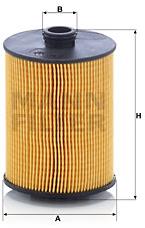 MANN-FILTER HU8009z pro vozy PORSCHE, SKODA, VW