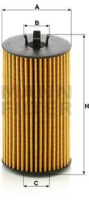 MANN-FILTER HU6019z pro vozy OPEL