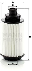 MANN-FILTER HU6023z pro vozy OPEL