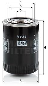 MANN-FILTER W9066 pro vozy MITSUBISHI