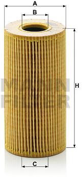 MANN-FILTER HU618x pro vozy MERCEDES-BENZ, NISSAN, OPEL, RENAULT