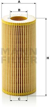MANN-FILTER HU721/2x pro vozy MERCEDES-BENZ