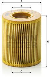 MANN-FILTER HU711/2x pro vozy MAZDA