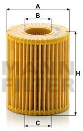 MANN-FILTER HU7009z pro vozy LEXUS, TOYOTA