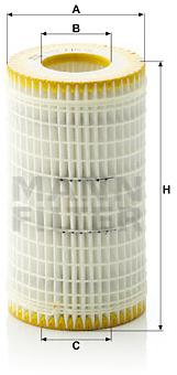 MANN-FILTER HU718/5x pro vozy CHRYSLER, MERCEDES-BENZ