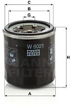 MANN-FILTER W6021 pro vozy CHEVROLET