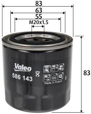 VALEO 586143 pro vozy HYUNDAI, KIA