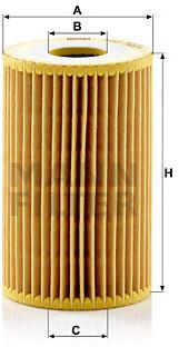 MANN-FILTER HU7001x pro vozy HYUNDAI, KIA