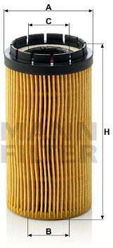MANN-FILTER HU718x pro vozy HYUNDAI, CHRYSLER, JEEP, KIA