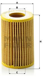 MANN-FILTER HU712/9x pro vozy HONDA